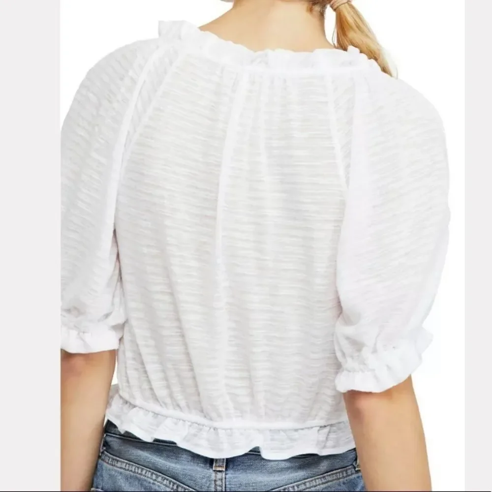NWT Free People Dorothy Drawing String Waist Top